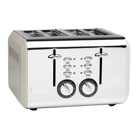 

Haden Cotswold Wide Slot Stainless Steel Retro 4 Slice Toaster Beige (Open Box)