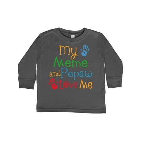 Inktastic Meme and Pepaw Love Me Gift Toddler Boy or Toddler Girl Long Sleeve T-Shirt
Inktastic Meme and Pepaw Love Me Gift Toddler Boy or Toddler Girl Long Sleeve T-Shirt