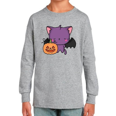 Cute Spookitty W Pumpkin Long Sleeve Toddler -Image by Shutterstock 2 Toddler