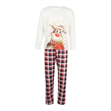 Pudcoco Family Matching Pajamas Set Elk Print O-Neck Long Sleeve Tops Plaid Long Pants
Pudcoco Family Matching Pajamas Set Elk Print O-Neck Long Sleeve Tops Plaid Long Pants