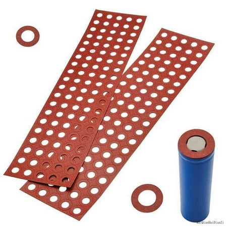 200X 18650 Battery Insulator Insulated Insulation Ring Adhesive Cardboard Paper