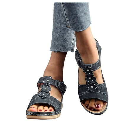 Flat Wedge Sandals for Women Women s Fashion All-Match Wedge Heel Flower Shoes Hollow Casual Sandals
Flat Wedge Sandals for Women Women s Fashion All-Match Wedge Heel Flower Shoes Hollow Casual Sandals