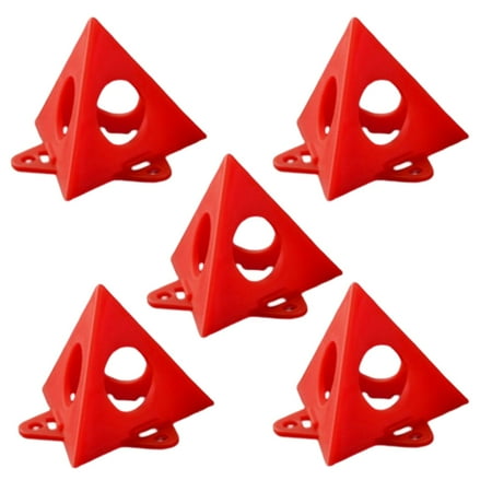 5pcs Pyramid Stands Set Triangle Stands Paint Tool Triangle Paint Pads Feet