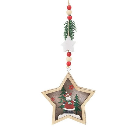 Tuscom Decoration Ornaments Clearance Christmas Decorations Wooden Pendant With Lights Round Five-pointed Star Pendant Small Tree Pendant Pendant Scene Layout
Tuscom Decoration Ornaments Clearance Christmas Decorations Wooden Pendant With Lights Round Five-pointed Star Pendant Small Tree Pendant Pendant Scene Layout