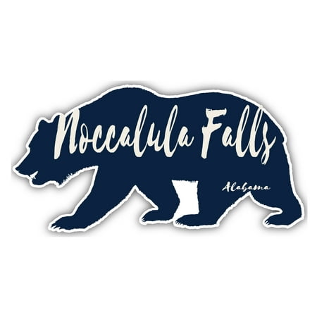 Noccalula Falls Alabama Souvenir 3x1.5-Inch Fridge Magnet Bear Design