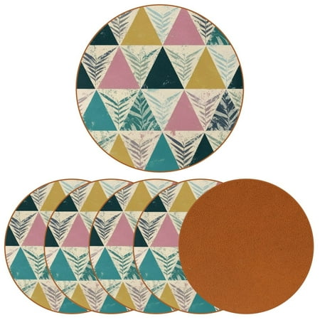 YZUOUZY Coasters Coaster 6 Pack Round Custom Coasters Floral Abstract and Minimalist Pattern
YZUOUZY Coasters Coaster 6 Pack Round Custom Coasters Floral Abstract and Minimalist Pattern