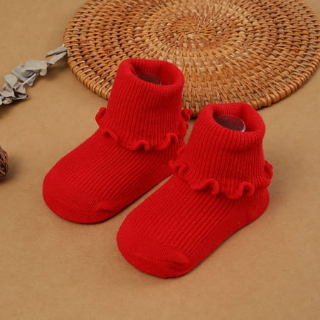 Gubotare Socks For Infant Non Slip Grip Ankle Boys and Girls Socks for Babies Toddlers and Kids Red 3-5 Years
Gubotare Socks For Infant Non Slip Grip Ankle Boys and Girls Socks for Babies Toddlers and Kids Red 3-5 Years