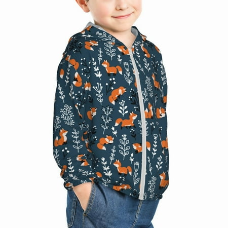 Uemuo cute fall fox Pattern Rash Guard for Boys Girls Long Sleeve Swim Shirts UPF 50+ UV Sun Protection Hooded Fishing Shirt with Pocket for Kid-5 Years
Uemuo cute fall fox Pattern Rash Guard for Boys Girls Long Sleeve Swim Shirts UPF 50+ UV Sun Protection Hooded Fishing Shirt with Pocket for Kid-5 Years