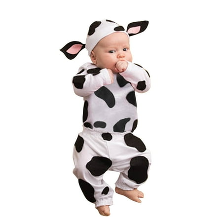 Baby Outfits Baby Boys Girls Clothes Set Cow Pattern T Shirt Tops Pants with Hat 3PCS Outfits Pumpkin All Saints Day(Color:White Size:6-12 Months)
Baby Outfits Baby Boys Girls Clothes Set Cow Pattern T Shirt Tops Pants with Hat 3PCS Outfits Pumpkin All Saints Day(Color:White Size:6-12 Months)
