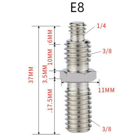 GRJIRAC Camera Accessories Quick Release Screw 1/4 to 3/8 Conversion Screws Tripod Mount Adapter for Monopod Converter Anti-rust
GRJIRAC Camera Accessories Quick Release Screw 1/4 to 3/8 Conversion Screws Tripod Mount Adapter for Monopod Converter Anti-rust
