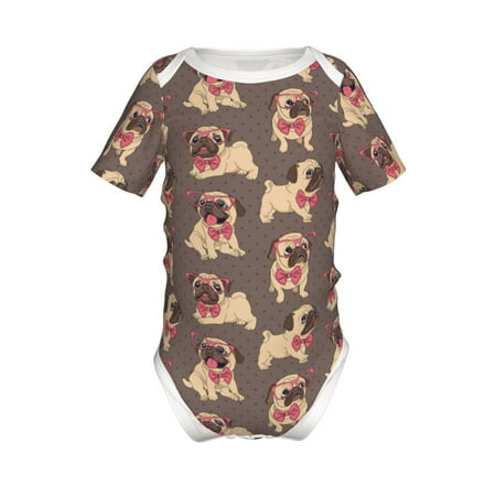 Coaee Cut Pug for Soft Baby Short-Sleeve Bodysuit Baby Climbing Clothes Baby Girls Boys Bodysuit Romper-18 Months
Coaee Cut Pug for Soft Baby Short-Sleeve Bodysuit Baby Climbing Clothes Baby Girls Boys Bodysuit Romper-18 Months