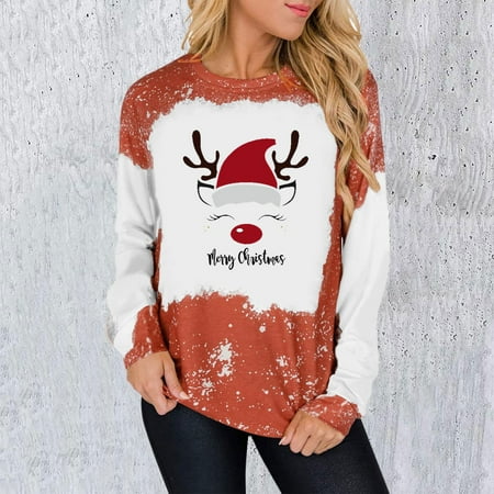 jsaierl Womens Christmas Sweatshirts Crew Neck Long Sleeve Shirts Graphic Tops Bleached Funny Blouse Tee Xmas Pullover
jsaierl Womens Christmas Sweatshirts Crew Neck Long Sleeve Shirts Graphic Tops Bleached Funny Blouse Tee Xmas Pullover