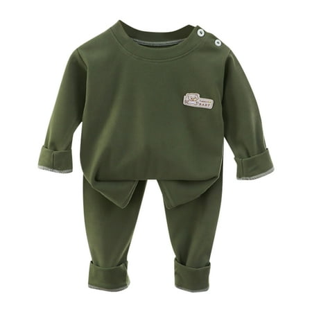 Girls Boys Toddler Soft Pajamas Toddler Soild Long Sleeve Kid Sleepwear Sets For 18-24 Months
Girls Boys Toddler Soft Pajamas Toddler Soild Long Sleeve Kid Sleepwear Sets For 18-24 Months