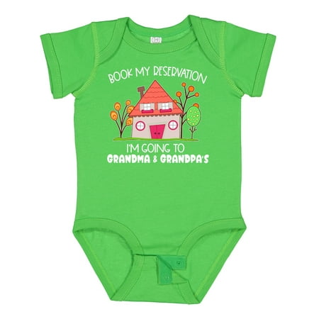 Inktastic Book My Reservation! I m Going to Grandma and Grandpa s Gift Baby Boy or Baby Girl Bodysuit
Inktastic Book My Reservation! I m Going to Grandma and Grandpa s Gift Baby Boy or Baby Girl Bodysuit