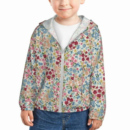 Lukts Trendy Floral Design Print Children s Long-Sleeved Sun Protection Clothing Hooded Sweatshirts for Boys and Girls Outdoor Sports-4 Years
Lukts Trendy Floral Design Print Children s Long-Sleeved Sun Protection Clothing Hooded Sweatshirts for Boys and Girls Outdoor Sports-4 Years