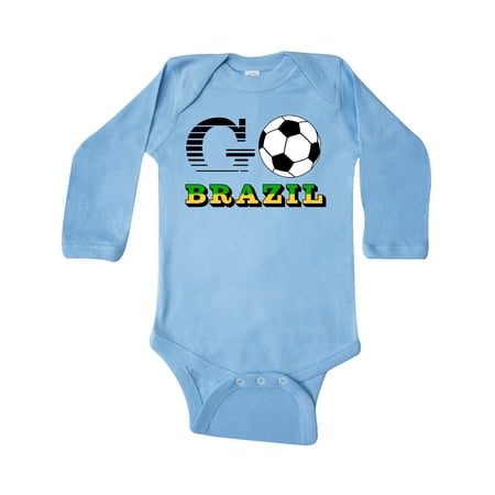 Inktastic Go Brazil- Soccer Football Gift Baby Boy or Baby Girl Long Sleeve Bodysuit
Inktastic Go Brazil- Soccer Football Gift Baby Boy or Baby Girl Long Sleeve Bodysuit