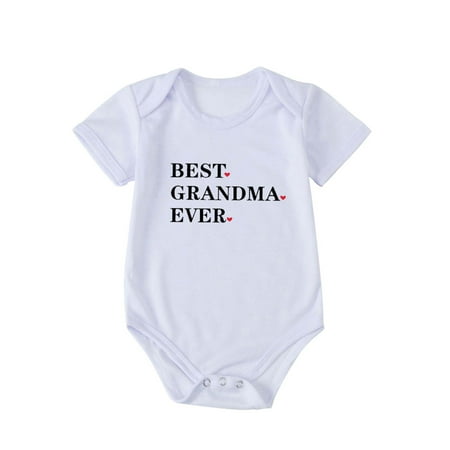 YWDJ 0-24 Months One Piece Pajamas Toddler Girls Boys Short Sleeve Letter T-Shirt Jumpsuit Romper White 3-6 Months
YWDJ 0-24 Months One Piece Pajamas Toddler Girls Boys Short Sleeve Letter T-Shirt Jumpsuit Romper White 3-6 Months