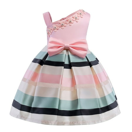 1Pc One-piece Dress Dress One-shoulder Horizontal Stripe Dress Skirt for Child Children(Pink 140cm)
1Pc One-piece Dress Dress One-shoulder Horizontal Stripe Dress Skirt for Child Children(Pink 140cm)