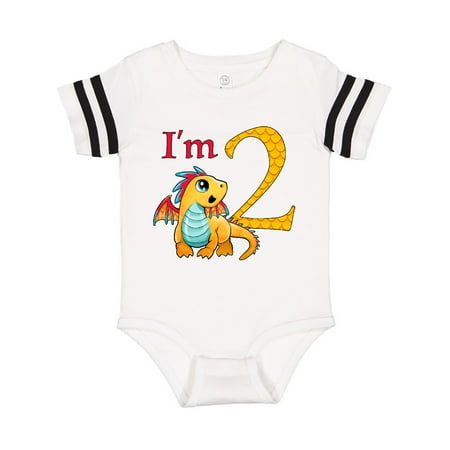 Inktastic Gold and Red Baby Dragon Second Birthday Gift Baby Boy or Baby Girl Bodysuit
Inktastic Gold and Red Baby Dragon Second Birthday Gift Baby Boy or Baby Girl Bodysuit
