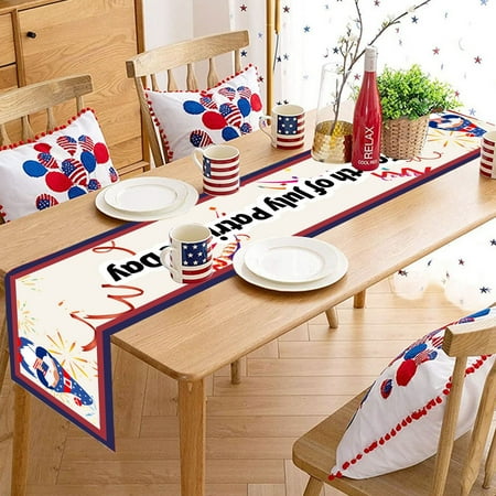 HMPEAIIY Independence Day Linen Table Flag Holiday Celebration Table Celebration Decoration Cloth Home Celebration Decoration Coffee Table TV Cabinet Tablecloth Table Runners 48 Inches 108 Table
HMPEAIIY Independence Day Linen Table Flag Holiday Celebration Table Celebration Decoration Cloth Home Celebration Decoration Coffee Table TV Cabinet Tablecloth Table Runners 48 Inches 108 Table
