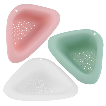 3pcs Multi - Functional Triangle Fruit Drain Water Basket (Random Color) 
3pcs Multi - Functional Triangle Fruit Drain Water Basket (Random Color)