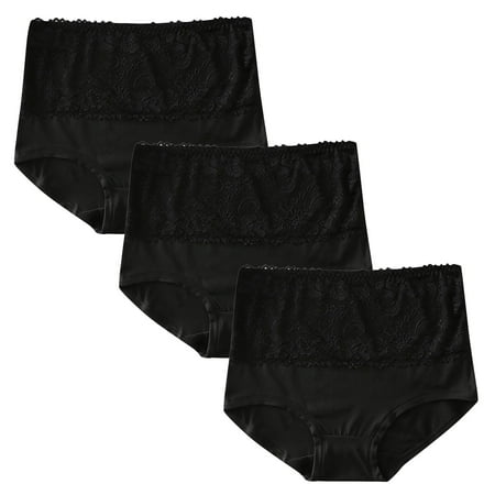 Womens Plus Size Underwear High Waisted Cotton Soft Breathable Hipster Lace Briefs Full Coverage Comfort Panties
Womens Plus Size Underwear High Waisted Cotton Soft Breathable Hipster Lace Briefs Full Coverage Comfort Panties