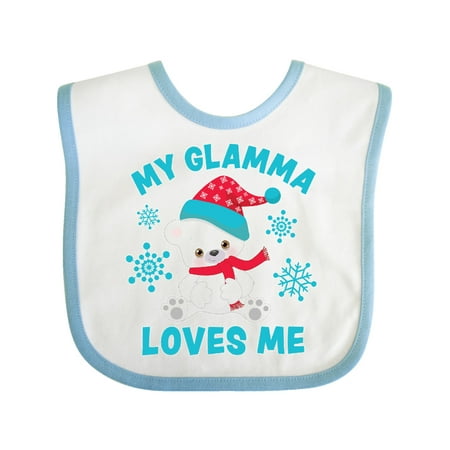 Inktastic Polar Bear My Glamma Loves Me in Santa Hat with Snowflakes Gift Baby Boy or Baby Girl Bib
Inktastic Polar Bear My Glamma Loves Me in Santa Hat with Snowflakes Gift Baby Boy or Baby Girl Bib
