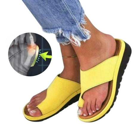 Women Platform Sandals Comfortable Summer Beach Travel Slippers Shoes for Big Toe Bone Correction
Women Platform Sandals Comfortable Summer Beach Travel Slippers Shoes for Big Toe Bone Correction