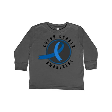 Inktastic Colon Cancer Awareness with Dark Blue Ribbon and Circle Gift Toddler Boy or Toddler Girl Long Sleeve T-Shirt 
Inktastic Colon Cancer Awareness with Dark Blue Ribbon and Circle Gift Toddler Boy or Toddler Girl Long Sleeve T-Shirt