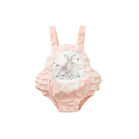Toddler Baby Girls Easter Outfit Rabbit Lace Floral Romper Jumpsuit Sunsuit Pink 6-12 Months
Toddler Baby Girls Easter Outfit Rabbit Lace Floral Romper Jumpsuit Sunsuit Pink 6-12 Months