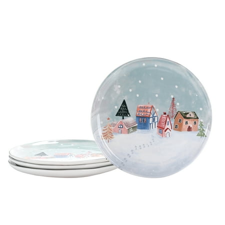 Bico Nordic Village 11 inch Dinner Plates Set of 4 for Pasta Salad Maincourse Microwave & Dishwasher Safe
Bico Nordic Village 11 inch Dinner Plates Set of 4 for Pasta Salad Maincourse Microwave & Dishwasher Safe