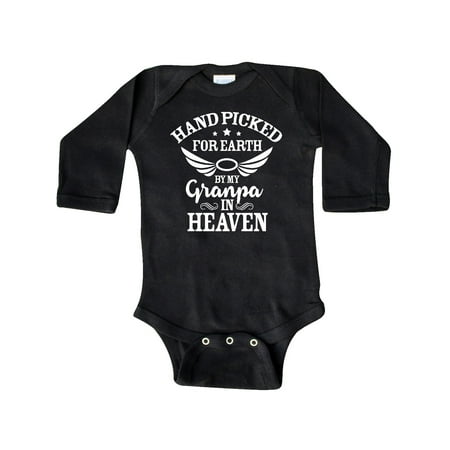 Inktastic Handpicked for Earth By My Granpa in Heaven with Angel Wings Gift Baby Boy or Baby Girl Long Sleeve Bodysuit
Inktastic Handpicked for Earth By My Granpa in Heaven with Angel Wings Gift Baby Boy or Baby Girl Long Sleeve Bodysuit