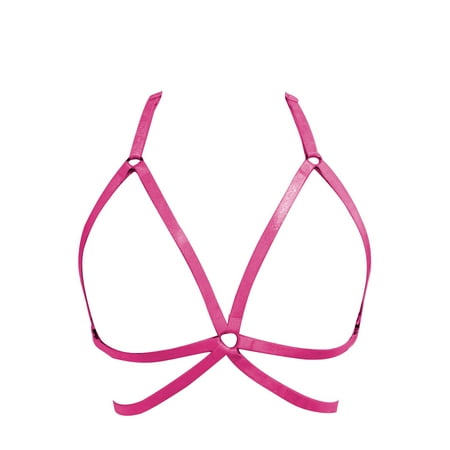 Thinsont Harness Bra Simple Design Resilience Women s Clothing Hollow Out Mysterious Brassiere Bandage Erogenous Multicolored Lingerie Rose Red NO3
Thinsont Harness Bra Simple Design Resilience Women s Clothing Hollow Out Mysterious Brassiere Bandage Erogenous Multicolored Lingerie Rose Red NO3