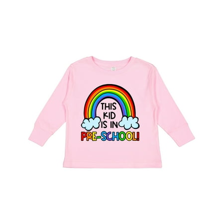Inktastic This Kid is in Pre-School Cute Rainbow and Clouds Gift Toddler Boy or Toddler Girl Long Sleeve T-Shirt
Inktastic This Kid is in Pre-School Cute Rainbow and Clouds Gift Toddler Boy or Toddler Girl Long Sleeve T-Shirt