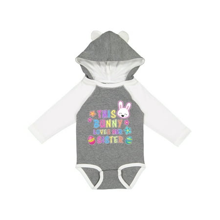 Inktastic This Bunny Loves Her Sister with Bunny Face and Flowers Gift Baby Girl Long Sleeve Bodysuit
Inktastic This Bunny Loves Her Sister with Bunny Face and Flowers Gift Baby Girl Long Sleeve Bodysuit
