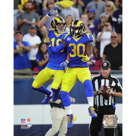 Cooper Kupp & Todd Gurley 2018 Action Photo Print