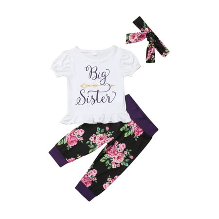 Caitzr Baby Letter Flower Print T Shirt Top Headband Hat Elastic Casual Trousers Suit
Caitzr Baby Letter Flower Print T Shirt Top Headband Hat Elastic Casual Trousers Suit
