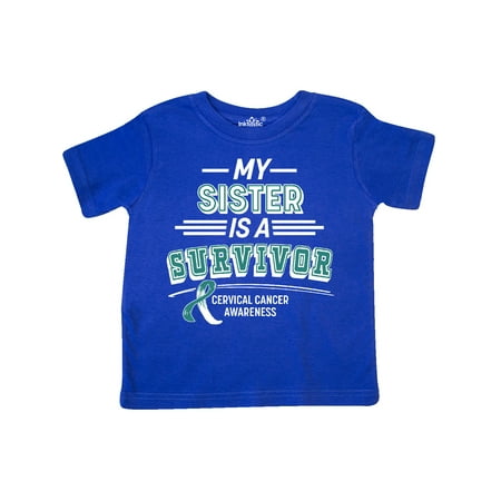 Inktastic My Sister is a Survivor Cervical Cancer Awareness Gift Toddler Boy or Toddler Girl T-Shirt
Inktastic My Sister is a Survivor Cervical Cancer Awareness Gift Toddler Boy or Toddler Girl T-Shirt