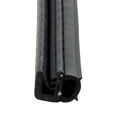 Ap Products 018-1509 Single Bulb Seal - 3/4 X 7/16 X 28 Ft - Black