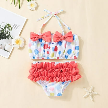 Summer Baby Girls 6M-4Y Bowknot Dot Printed Bowknot Ruffles Two Piece Swimwear Swimsuit Bikini
Summer Baby Girls 6M-4Y Bowknot Dot Printed Bowknot Ruffles Two Piece Swimwear Swimsuit Bikini