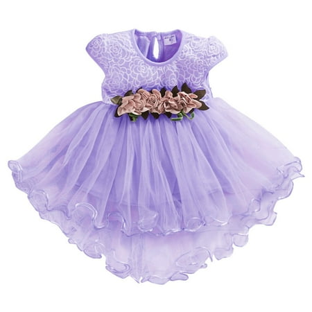 TIREOW Lightweight Girls Dress Toddler Baby Kids Girls Flowers Floral Tulle Ruched Princess Dresses Clothes Elegant Beautiful Ceremonial Dress(18-24 Months Purple)
TIREOW Lightweight Girls Dress Toddler Baby Kids Girls Flowers Floral Tulle Ruched Princess Dresses Clothes Elegant Beautiful Ceremonial Dress(18-24 Months Purple)