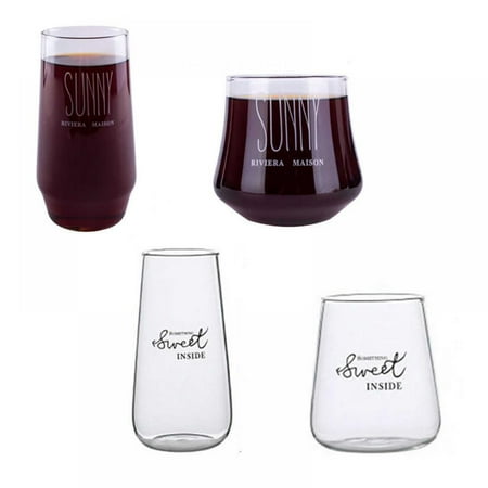 460ML Creative Home Glass Set Juice Milk Cup White