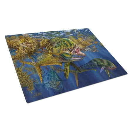 Carolines Treasures JMA2013LCB Seaweed Salad Mahi Glass Cutting Board Large 12H x 16W multicolor
Carolines Treasures JMA2013LCB Seaweed Salad Mahi Glass Cutting Board Large 12H x 16W multicolor