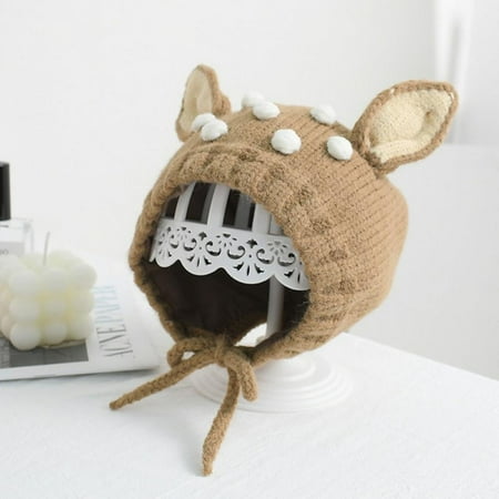 Cute Knitted Pompom Baby Hat Cap Thick Warm Baby Girl Boy Hat Winter Ear Warm hat for kid boy and girl Newbor
Cute Knitted Pompom Baby Hat Cap Thick Warm Baby Girl Boy Hat Winter Ear Warm hat for kid boy and girl Newbor