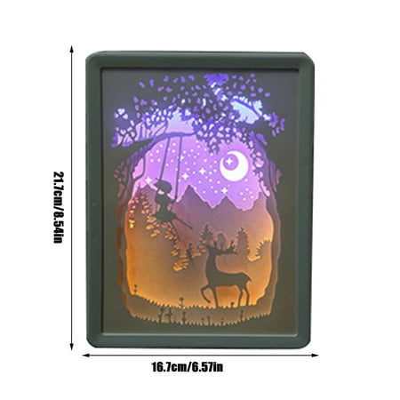 MOKINGTOP 3d Modeling Lamp Valentine S Day Light and Shadow Paper Carving Lamp
MOKINGTOP 3d Modeling Lamp Valentine S Day Light and Shadow Paper Carving Lamp