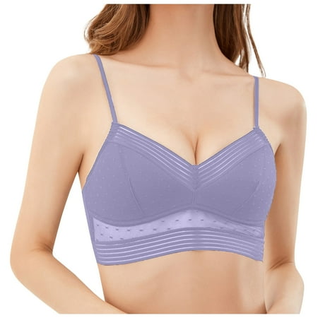 Qcmgmg Women Cami Wireless Bra Comfort Plus Size Support Backless V Neck Bralette
Qcmgmg Women Cami Wireless Bra Comfort Plus Size Support Backless V Neck Bralette