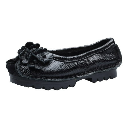 Tangnade Ladies daily all-match casual shoes Women Summer Retro Colorful Leather Hollow Out Backless Flower Flats Shoes Black 38
Tangnade Ladies daily all-match casual shoes Women Summer Retro Colorful Leather Hollow Out Backless Flower Flats Shoes Black 38