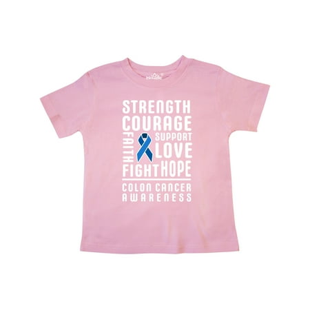 Inktastic Strength Courage Support Colon Cancer Awareness Gift Toddler Boy or Toddler Girl T-Shirt
Inktastic Strength Courage Support Colon Cancer Awareness Gift Toddler Boy or Toddler Girl T-Shirt