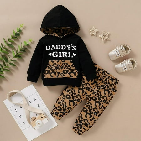 Leonard Baby Clothes for Girl Newborn Baby Clothing Girl Boy Outfits Clothes Letter Print Hooded Long Sleeve Top+Leopard Printed Trousers Set
Leonard Baby Clothes for Girl Newborn Baby Clothing Girl Boy Outfits Clothes Letter Print Hooded Long Sleeve Top+Leopard Printed Trousers Set