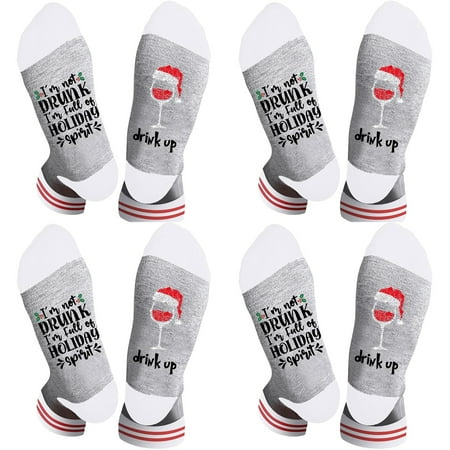 Comfortable Christmas Unisex Drink up Red Wine Glasses Print Color Block Letter Socks Thermal Cuddly Warm Slippers Socks Soft Warm Thick Socks White
Comfortable Christmas Unisex Drink up Red Wine Glasses Print Color Block Letter Socks Thermal Cuddly Warm Slippers Socks Soft Warm Thick Socks White